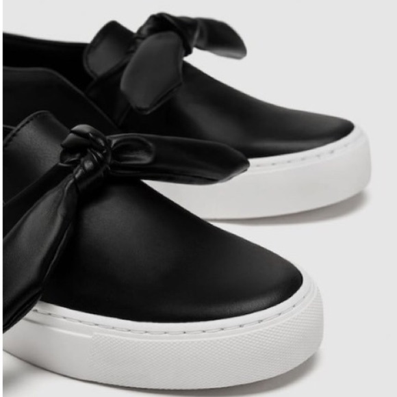 ZARA Sneakers with Bow - Picture 3 of 7